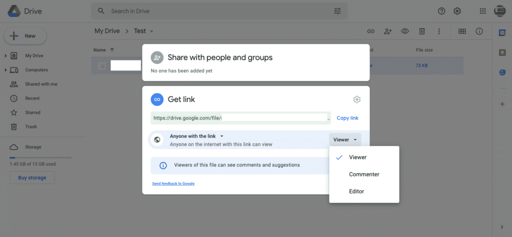 Cara berbagi file ukuran besar melalui Google Drive