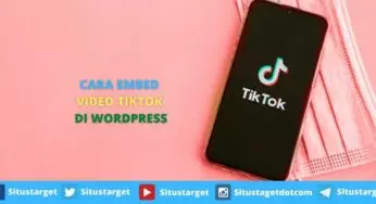 Embed Video TikTok di WordPress Sangat Mudah Lho!